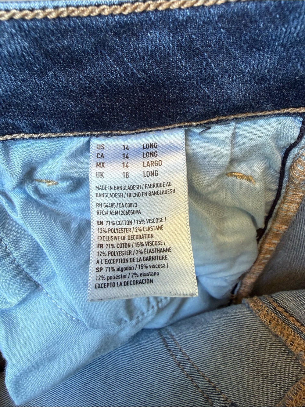American Eagle Outfitters Women's Blue Skinny Jeans - Picture 5 of 5